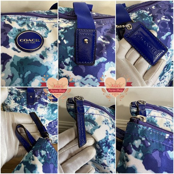 🪻Coach Floral Nylon Bag & Snap Pouch🪻 - Picture 11 of 17